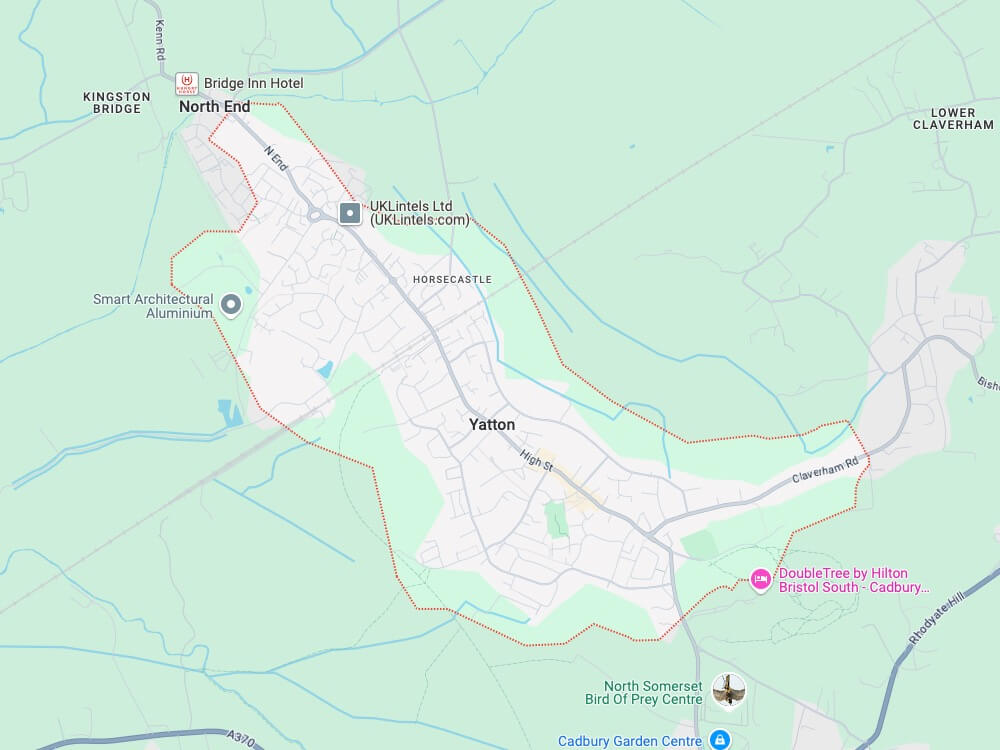 Map of Yatton